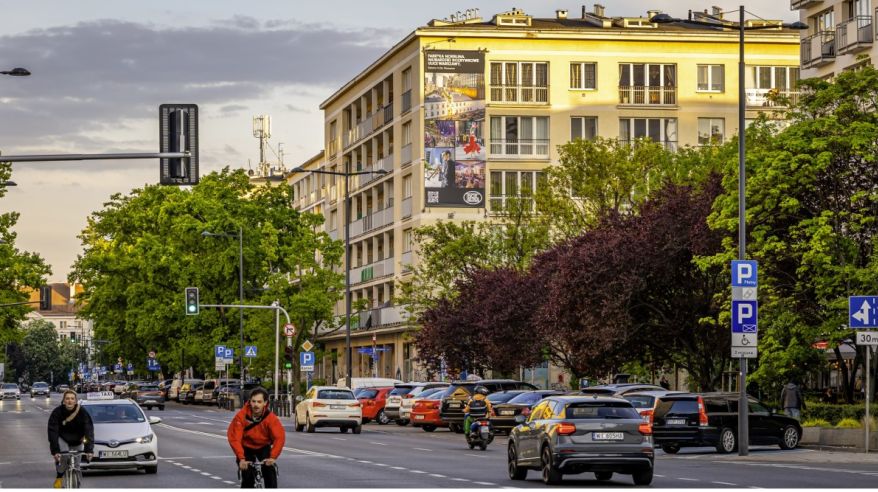 Rozrywkowa Warszawa-Reklama wielkoformatowa